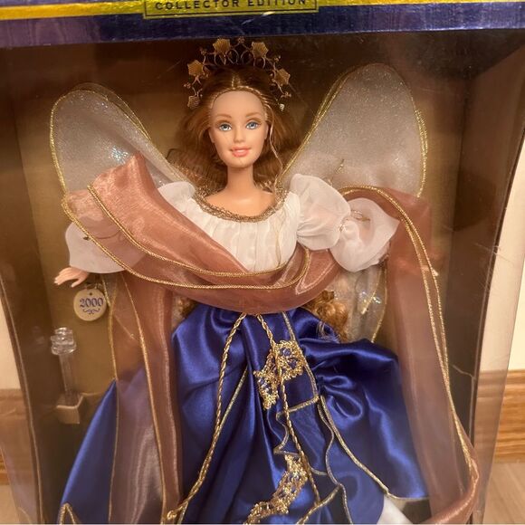 2000 MATTEL COLLECTOR EDITION HOLIDAY‎ ANGEL BARBIE DOLL #28080 NEW IN BOX - Picture 1 of 10